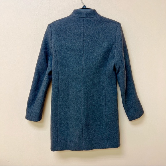 Maje Grey Wool Coat - Picture 2 of 7
